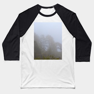 Evergreens in the Mist, Grand Canyon Baseball T-Shirt